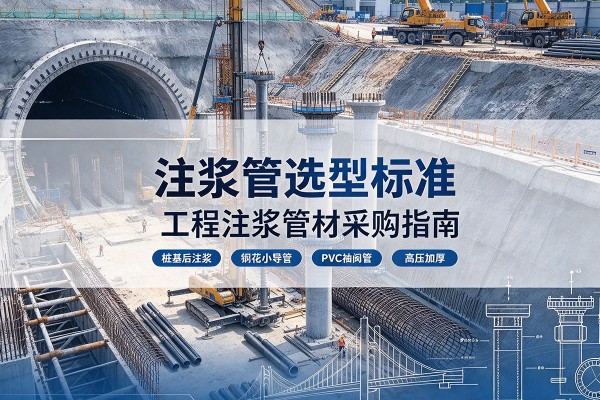 无锡注浆管选型标准